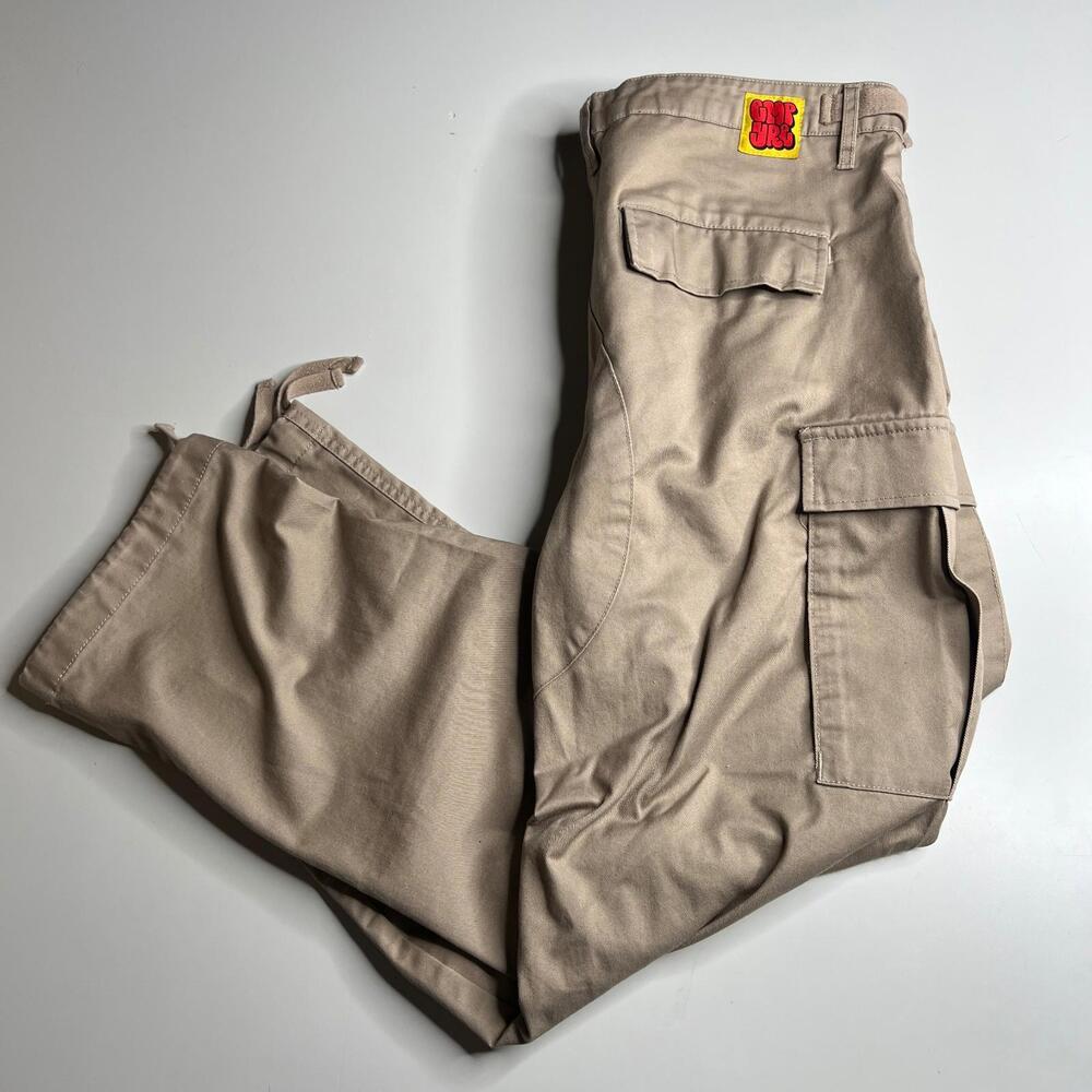 Empyre Cream Cargo Pants Mens 32 Straight Leg‎ Skate Streetwear Utility